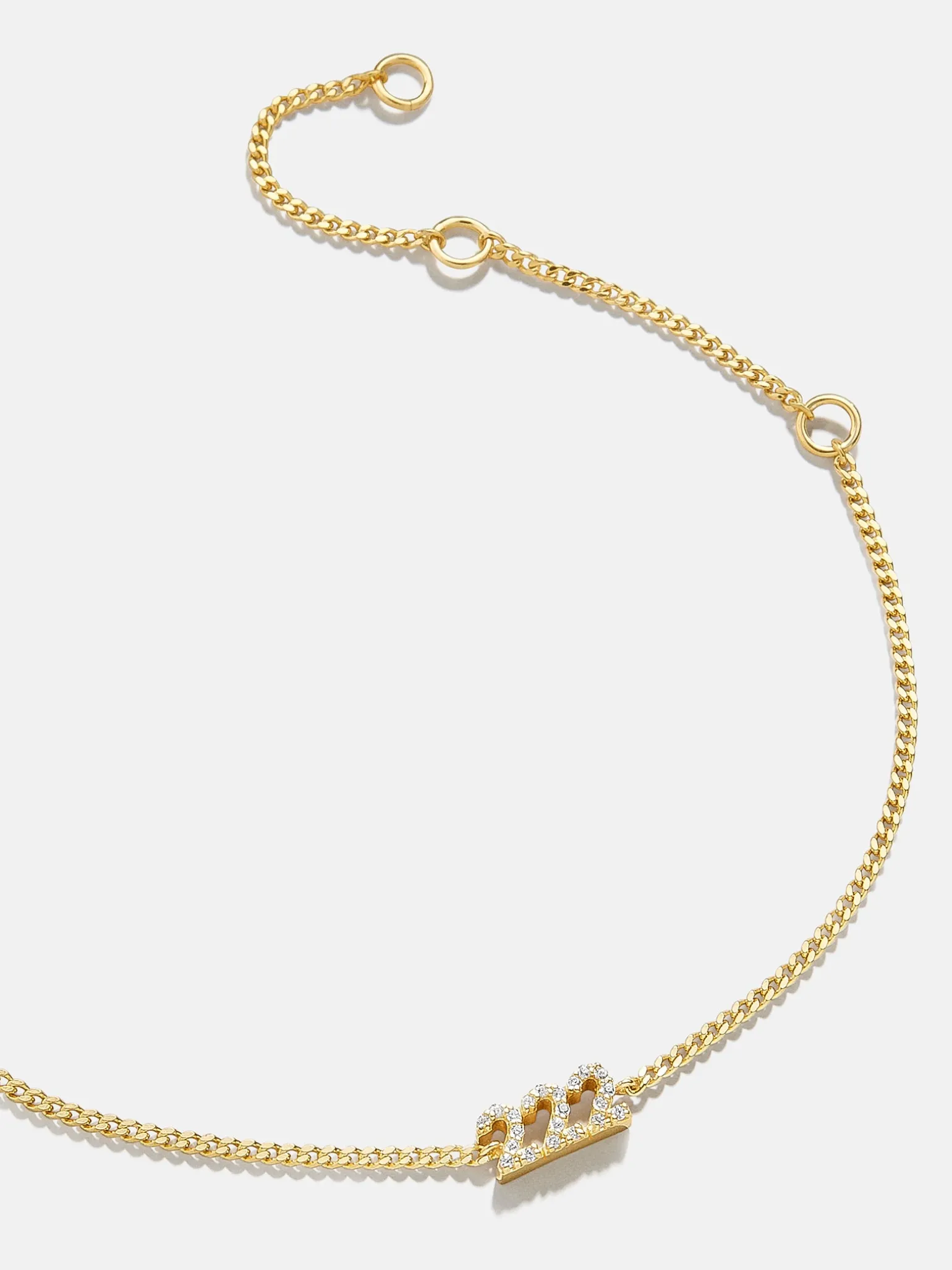 18K Gold Vermeil Custom Angel Number Bracelet