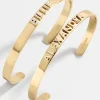 18K Gold Vermeil Custom Cuff Bracelet