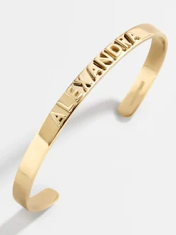 18K Gold Vermeil Custom Cuff Bracelet