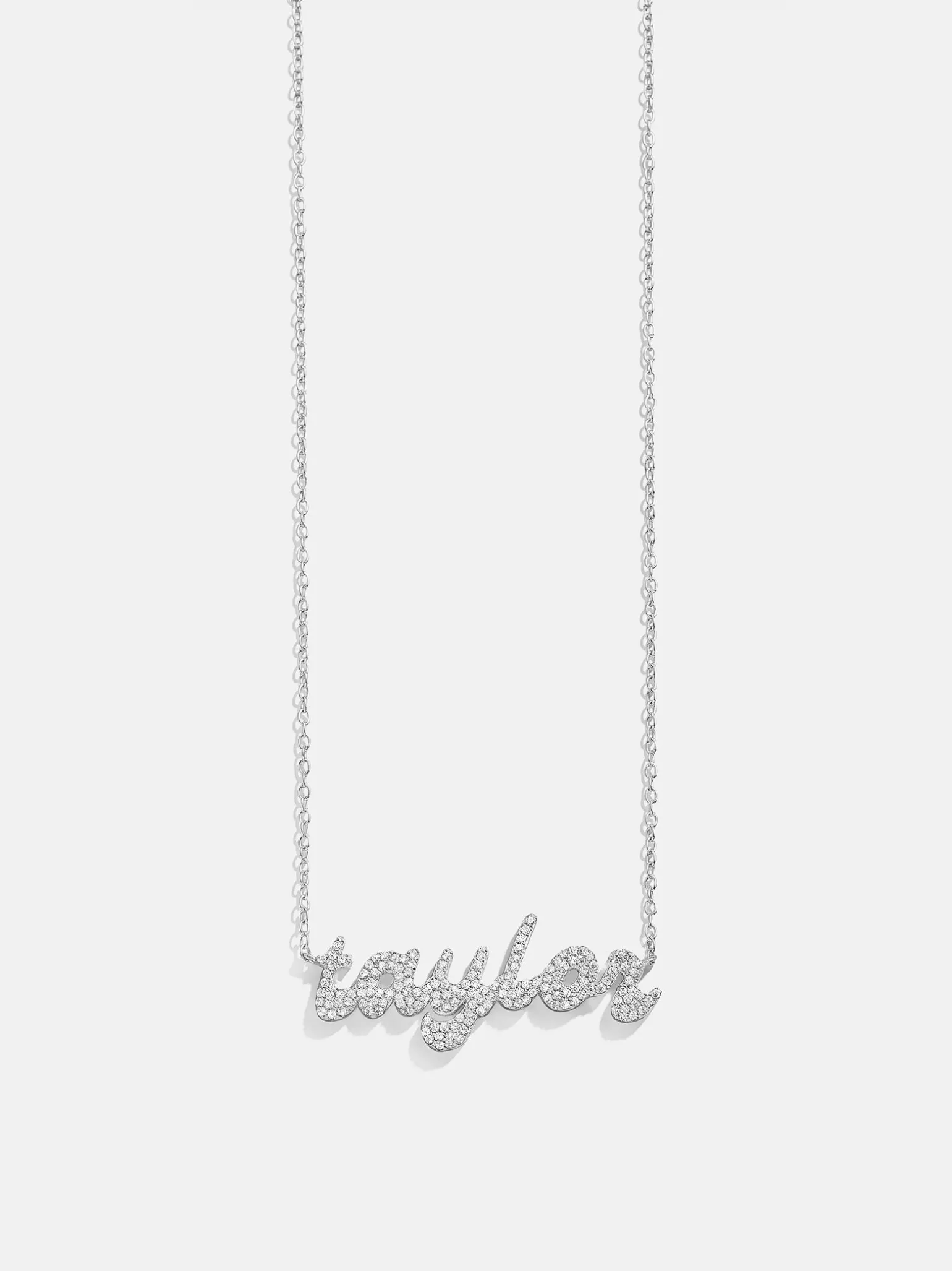 18K Gold Vermeil Custom Nameplate Necklace - Luxe