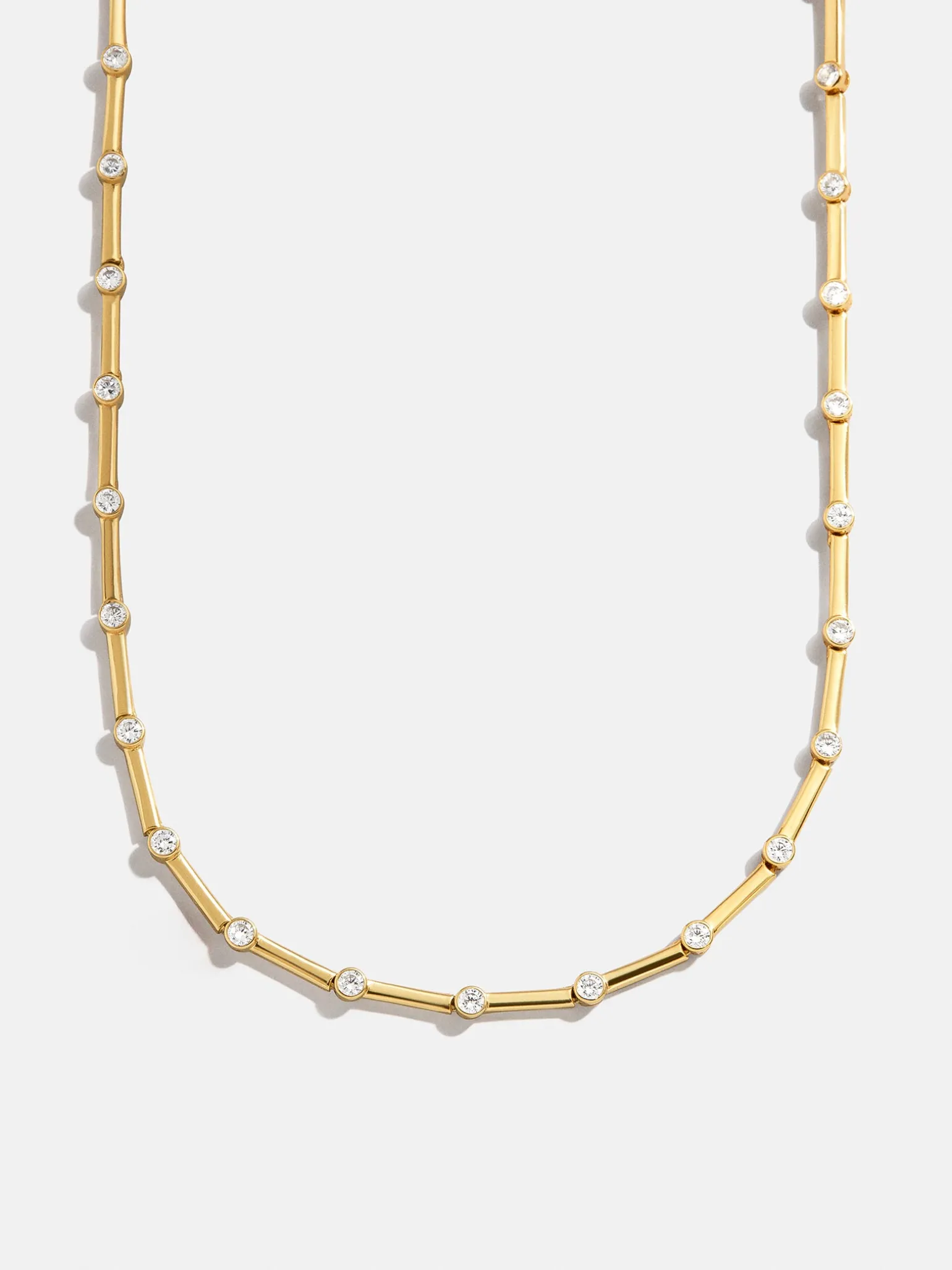 18K Gold Vermeil Eve Necklace - Gold/Pavé