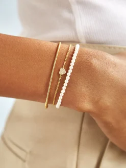 18K Gold Vermeil Heart Bracelet - Heart
