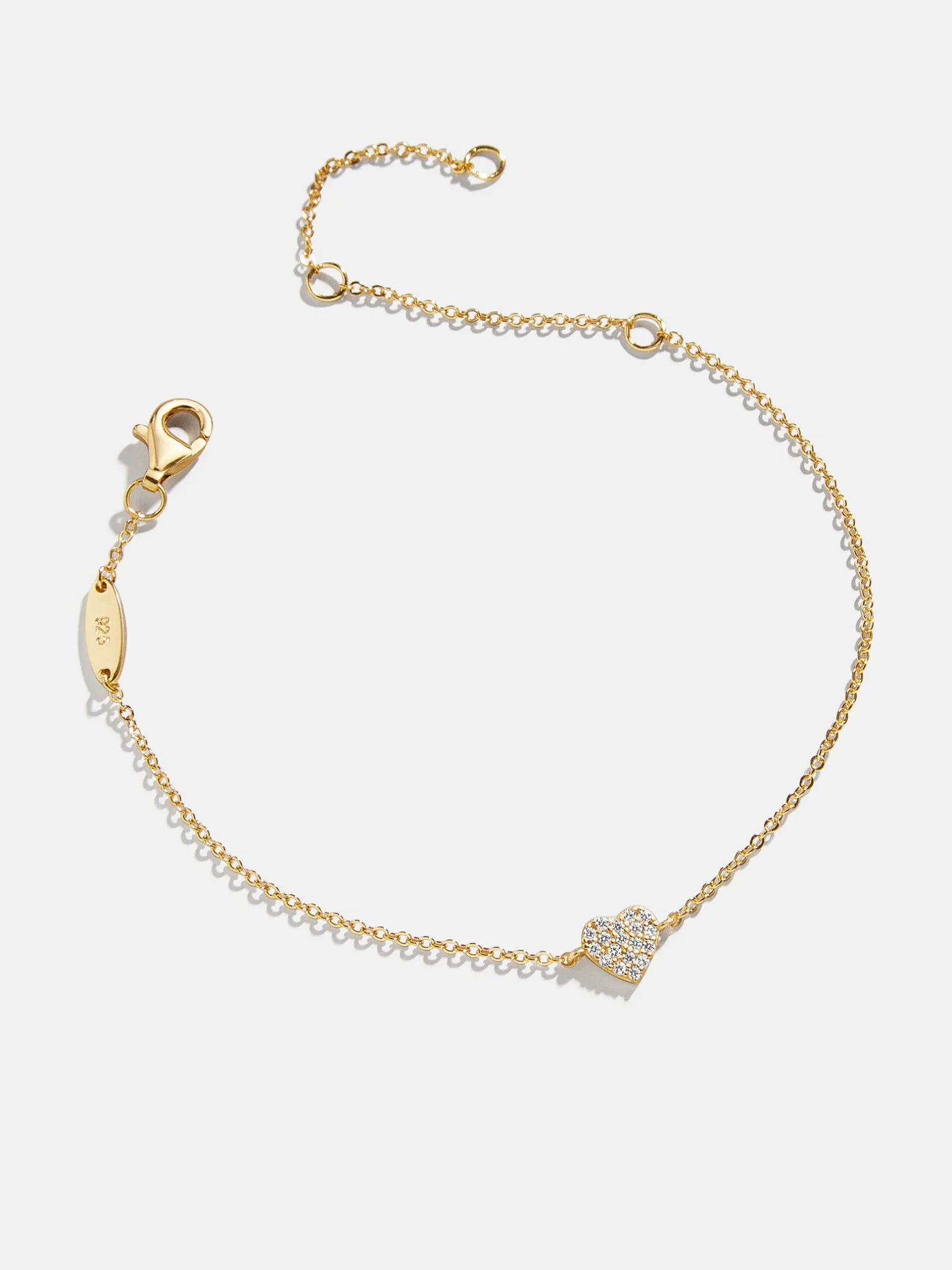 18K Gold Vermeil Heart Bracelet - Heart
