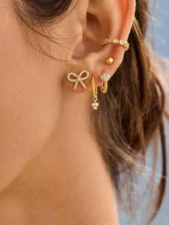 18K Gold Vermeil Heart Earrings - Heart