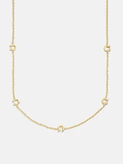 18K Gold Vermeil Horseshoe Necklace - Horseshoe