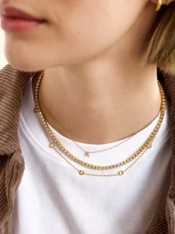 18K Gold Vermeil Horseshoe Necklace - Horseshoe