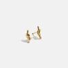 18K Gold Vermeil Just For Fun Earrings - Knot