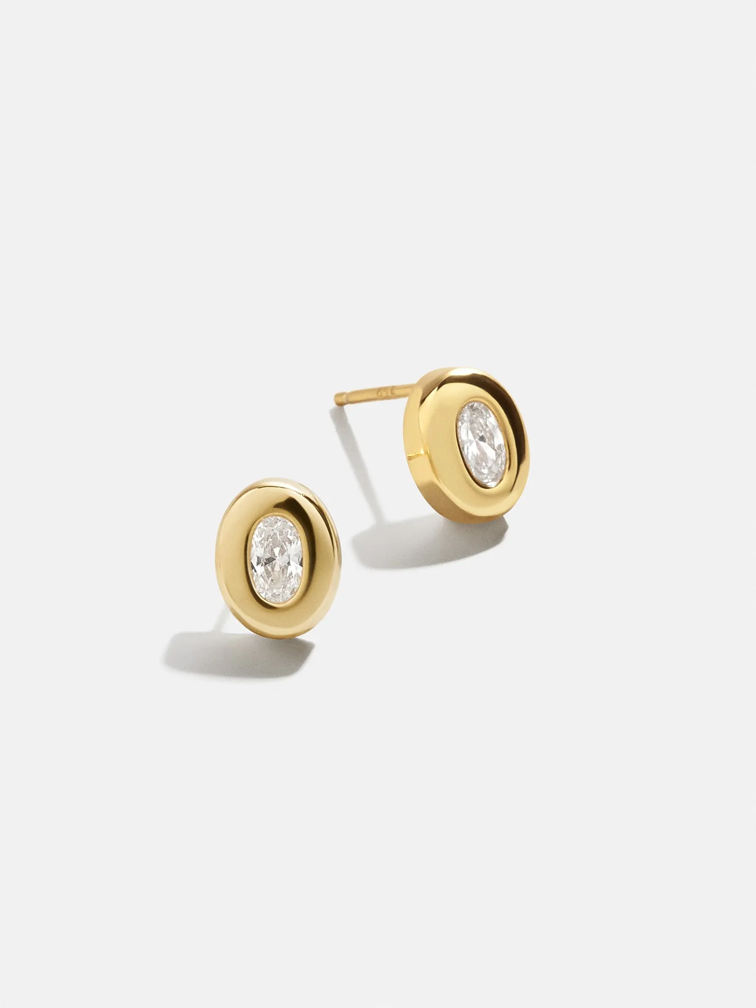 18K Gold Vermeil Lana Earrings - Gold/Pavé