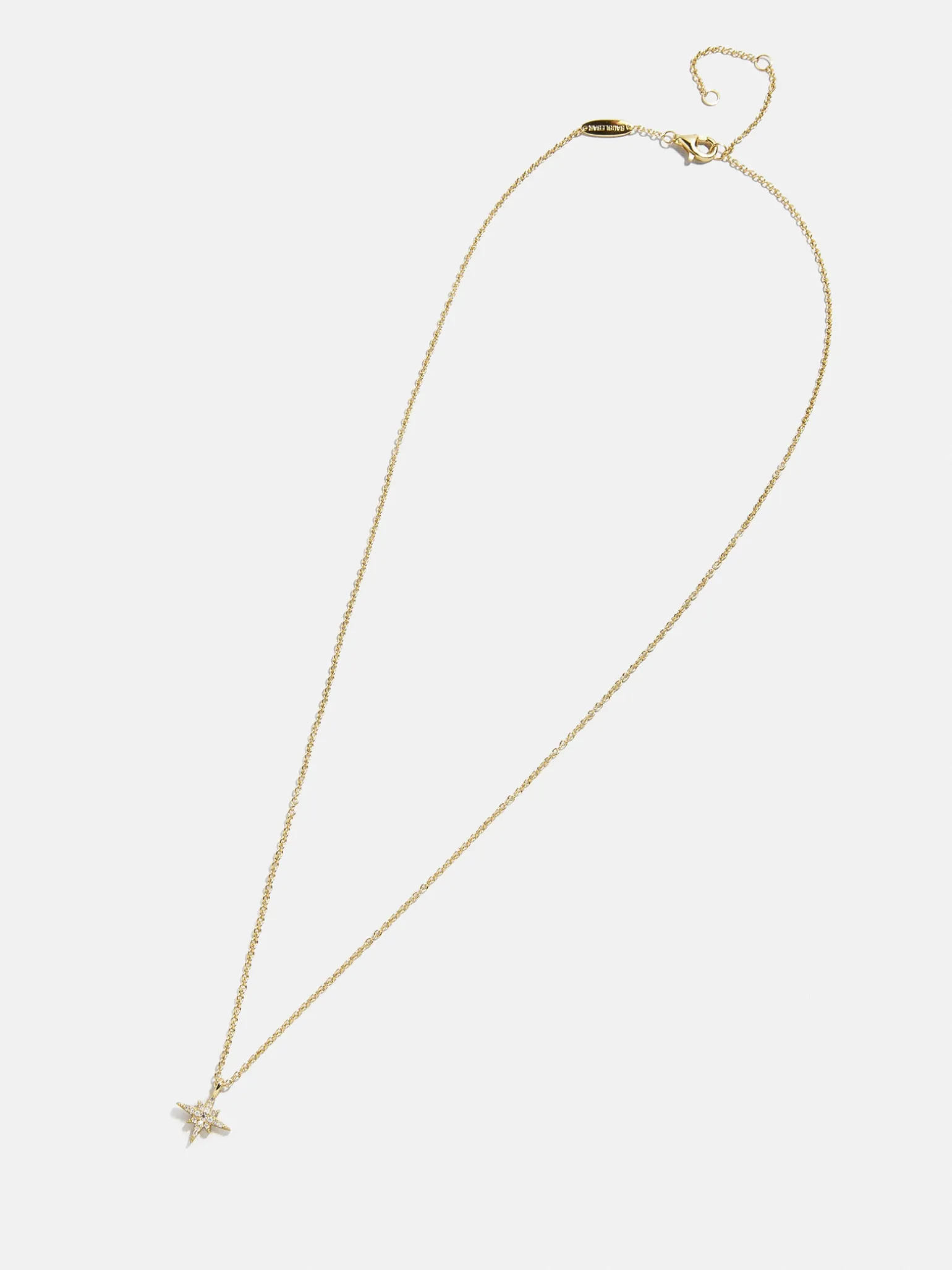 18K Gold Vermeil Motif Necklace - North Star