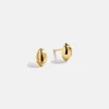 18K Gold Vermeil Sports Delicate Stud - Football