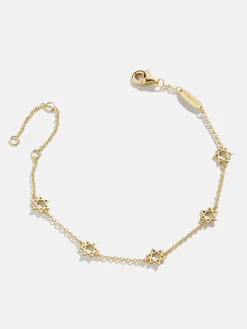 18K Gold Vermeil Star of David Bracelet - Star of David