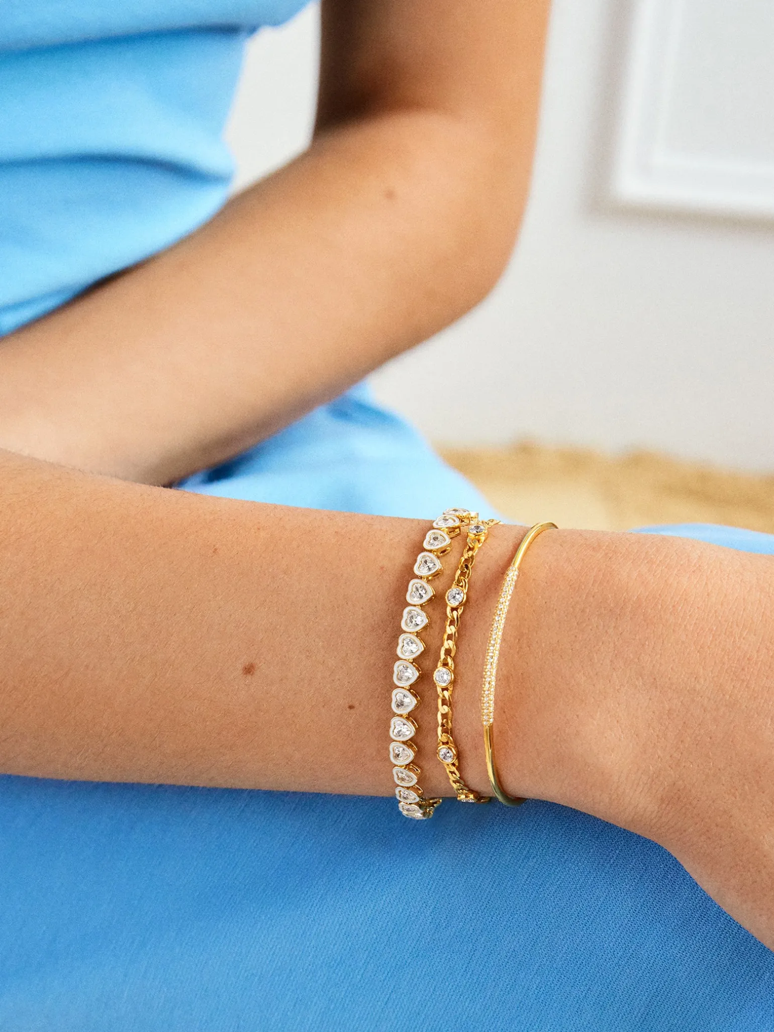 Kali Tennis Bracelet - Clear