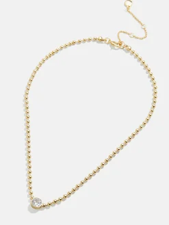 Kaycee Necklace - Gold/Pavé
