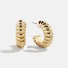 Kayla Gold Hoop Earrings - Gold