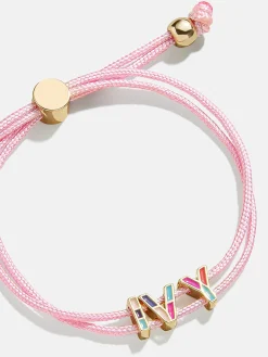 Kids' Custom Cord Bracelet - Pink