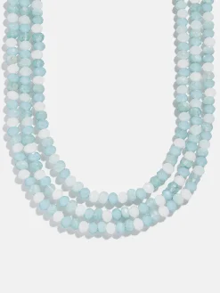 Lena Semi-Precious Layered Necklace - Turquoise