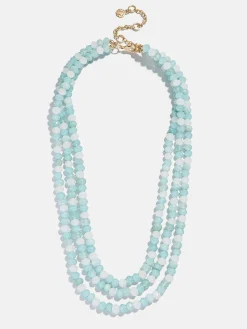 Lena Semi-Precious Layered Necklace - Turquoise