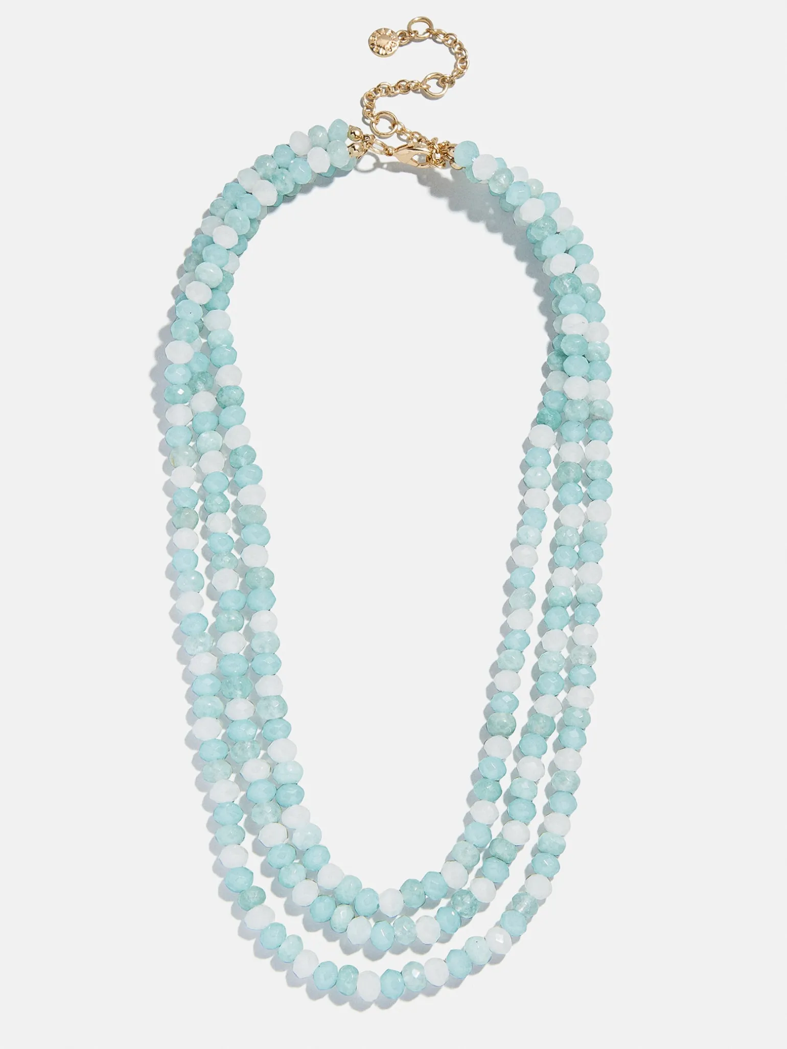 Lena Semi-Precious Layered Necklace - Turquoise