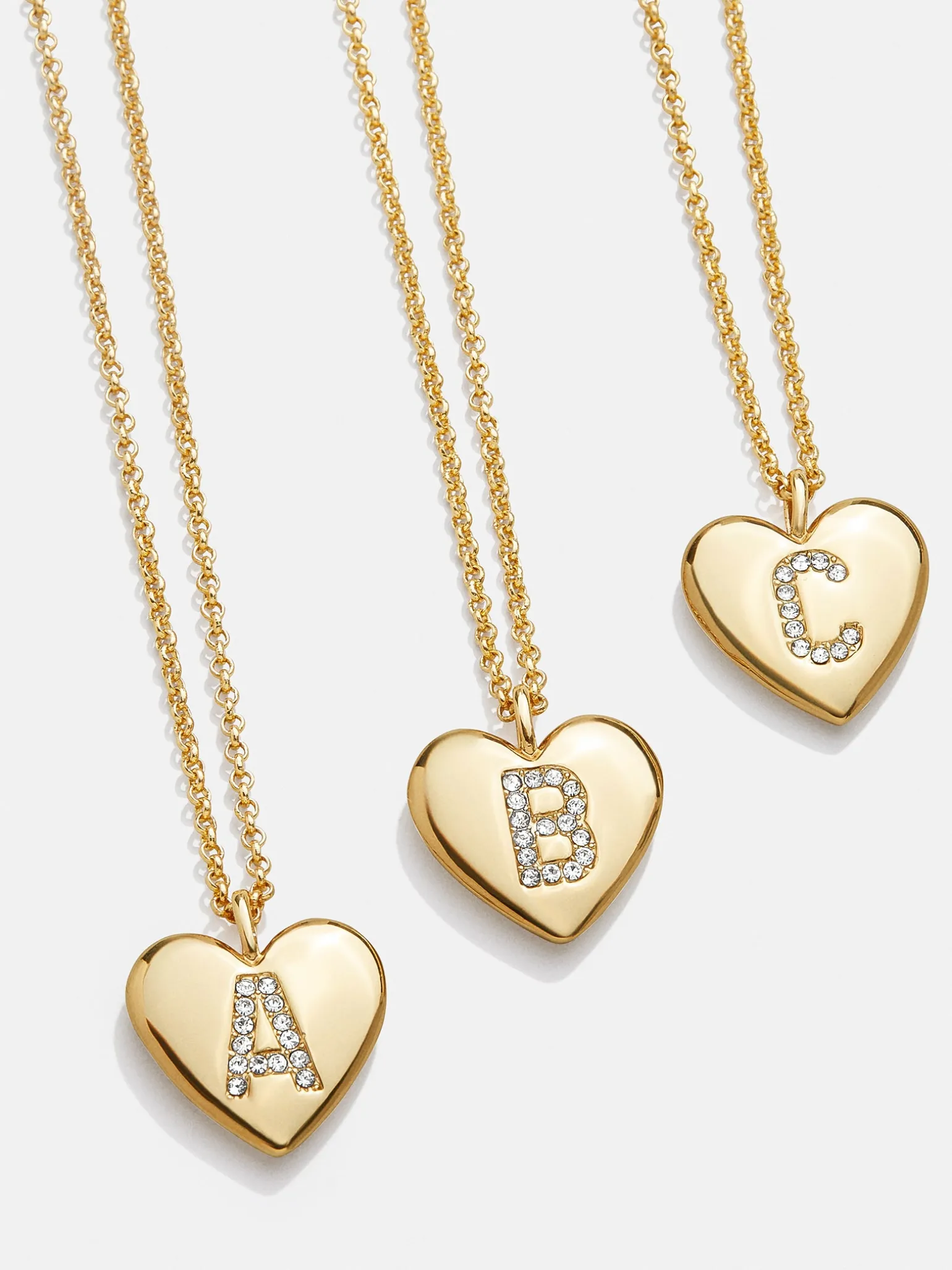 Little Love Kids' Initial Heart Necklace - Gold