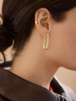Liza Hoop Earrings - Medium