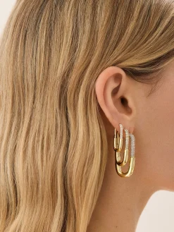 Liza Hoop Earrings - Medium