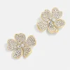 Lizzie Earrings - Gold/Pavé