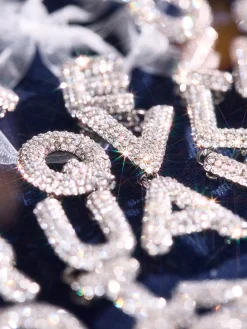 Love At Frost Sight Custom Ornament - Silver