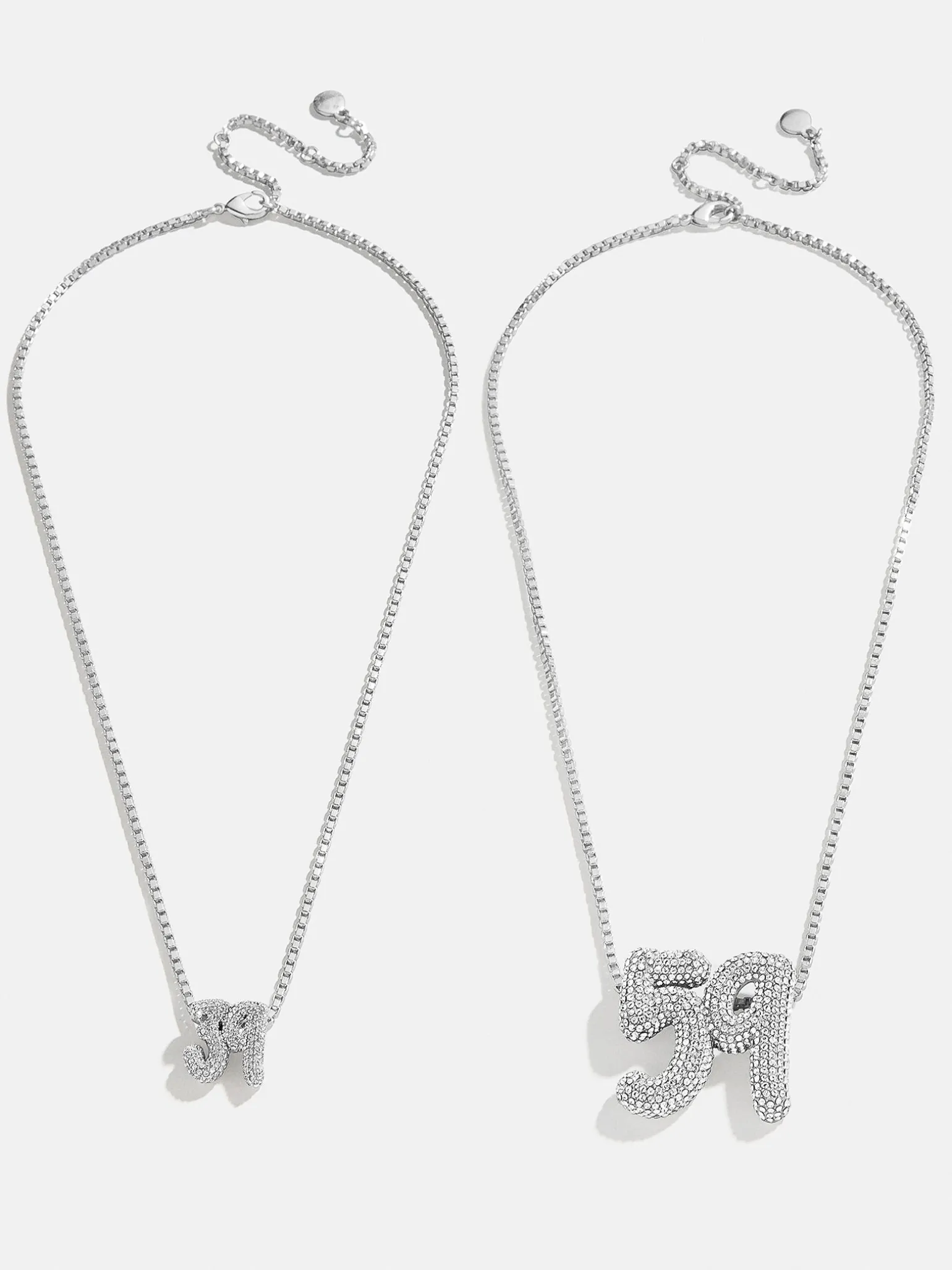 Lucky Number Bubble Necklace - Two Numbers