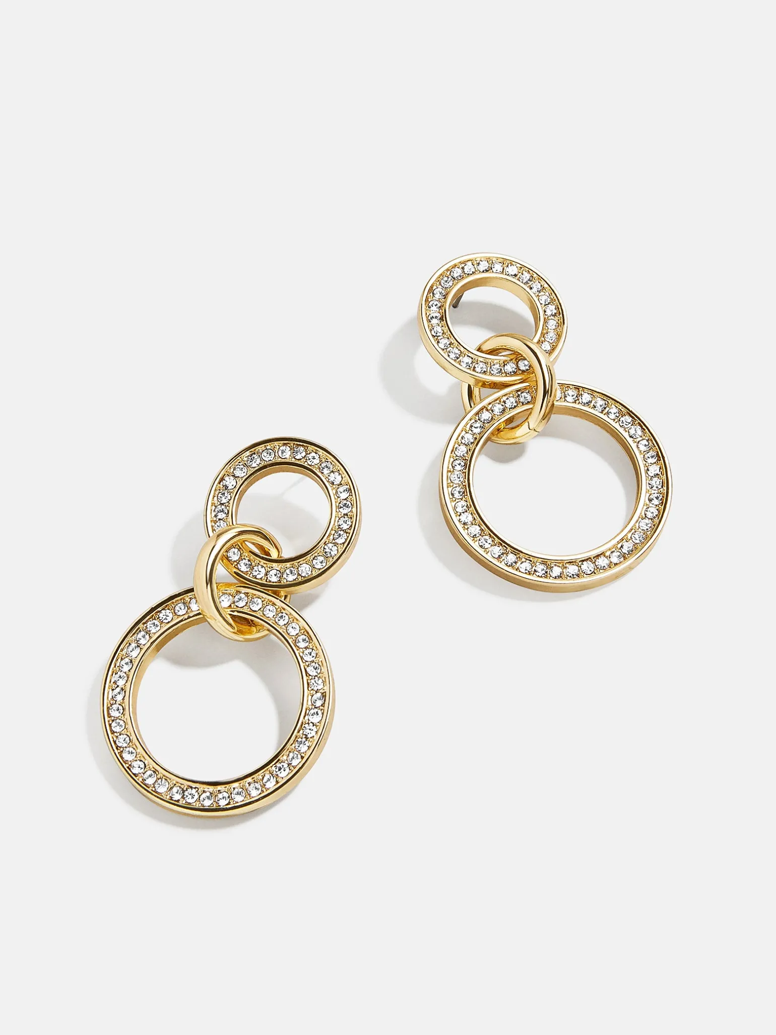Maddie Statement Earrings - Gold/Pavé