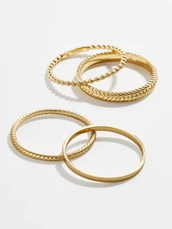 Mamie 18K Gold Vermeil Ring Set - Gold