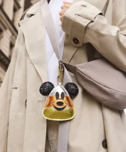 Mickey Mouse Disney Candy Corn Puff Bag Charm - Disney Candy Corn Puff Bag Charm