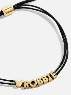 Mickey Mouse Disney Custom Cord Bracelet - Black
