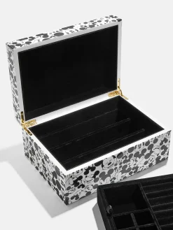Mickey Mouse Disney Jewelry Lacquer Box - Black/White