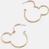 Mickey Mouse Disney Outline Hoop Earrings - Mickey Mouse