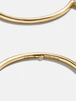 Mickey Mouse Disney Outline Hoop Earrings - Mickey Mouse