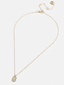 Mickey Mouse Disney Pavé Pendant Necklace - Gold/Pavé