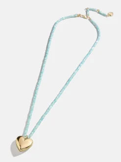 Millie Bubble Heart Necklace - Turquoise