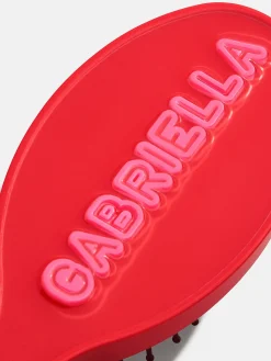 Mini Fine Line Custom Hair Brush - Red/Pink