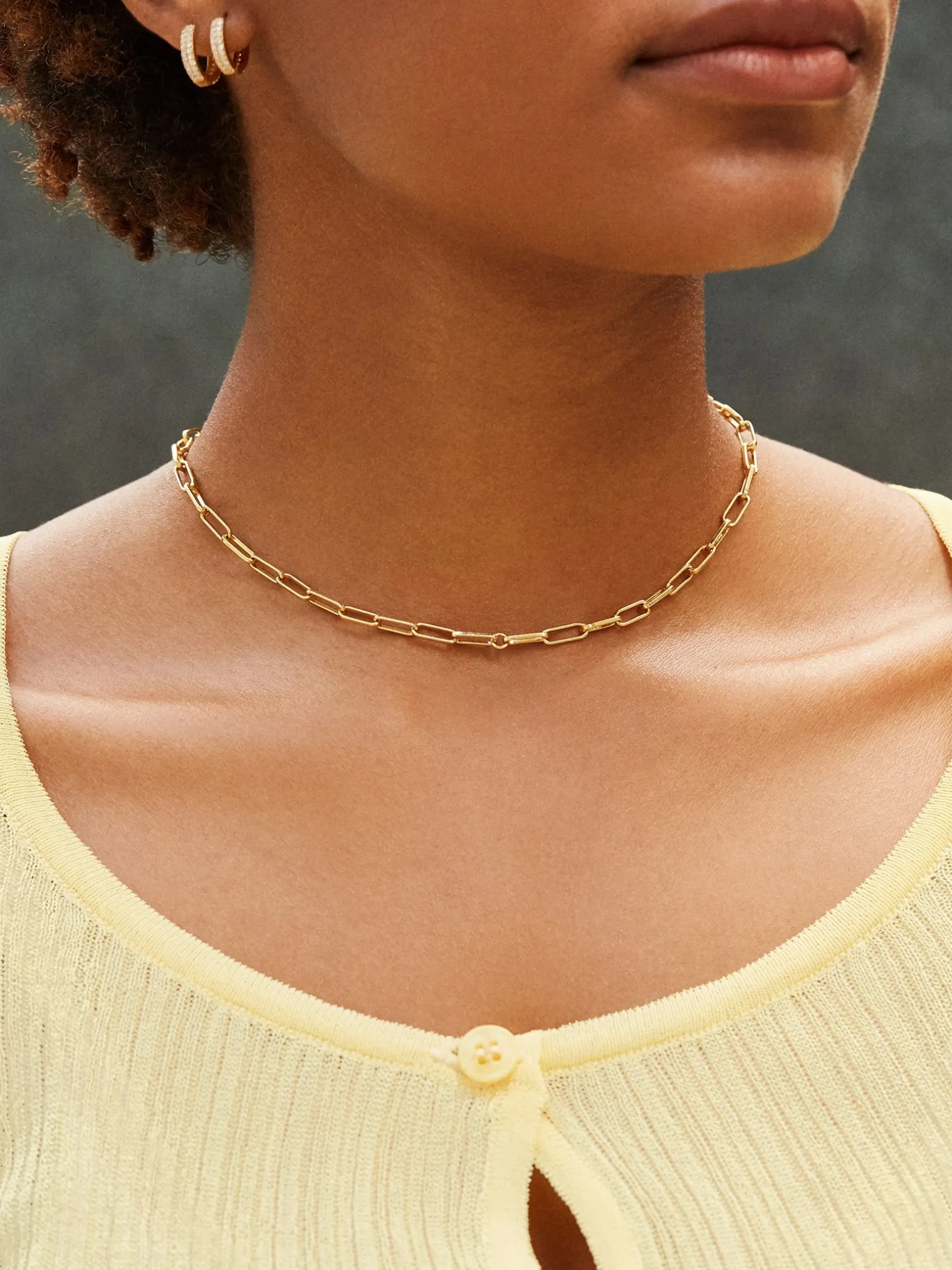 Mini Hera Necklace - Gold Plated Brass