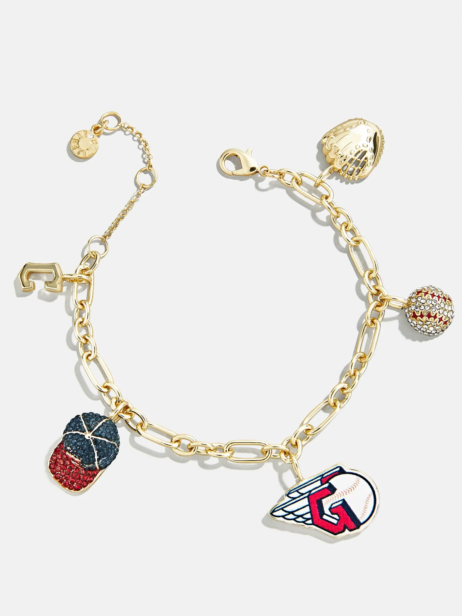 MLB Charm Bracelet - Cleveland Guardians