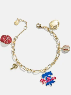 MLB Charm Bracelet - Philadelphia Phillies