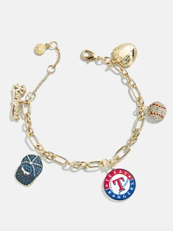 MLB Charm Bracelet - Texas Rangers