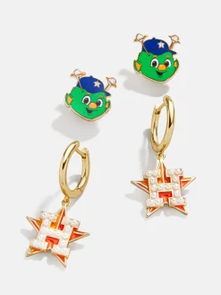 MLB Earring Set - Houston Astros