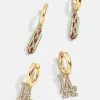 MLB Earring Set - Los Angeles Dodgers
