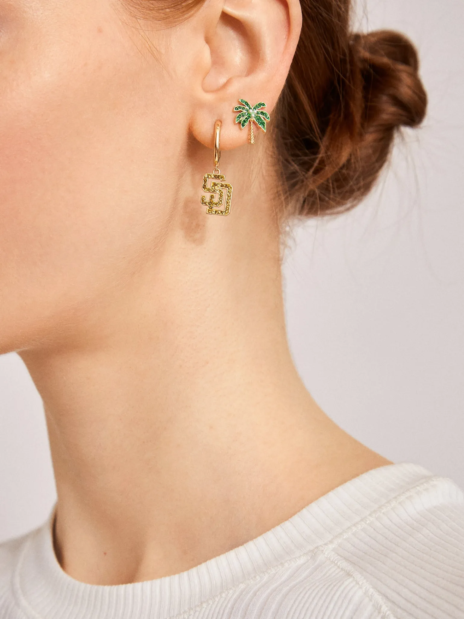 MLB Earring Set - San Diego Padres