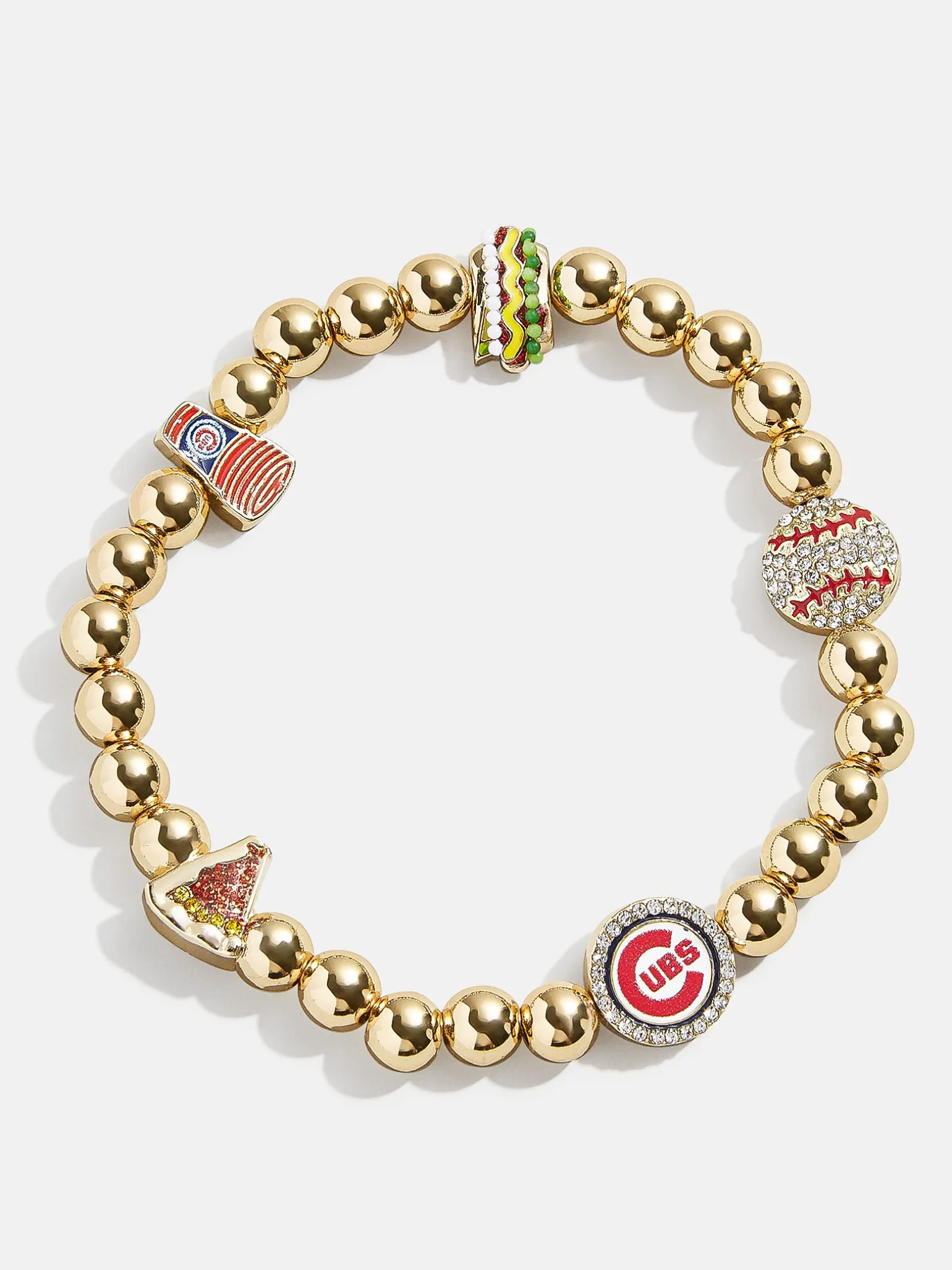 MLB Pisa Charm Bracelet - Chicago Cubs