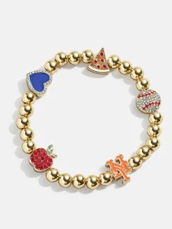 MLB Pisa Charm Bracelet - New York Mets