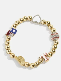 MLB Pisa Charm Bracelet - Texas Rangers
