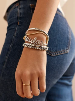Nadia Classic Hinge Bangle - Classic Thin Silver