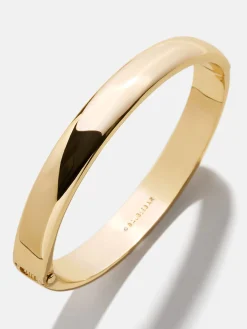 Nadia Classic Hinge Bangle - Classic Thick Gold